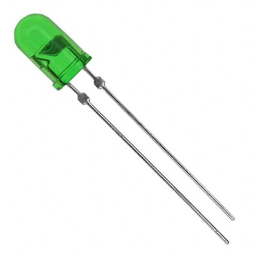 LED GREEN CLEAR 5MM T/H