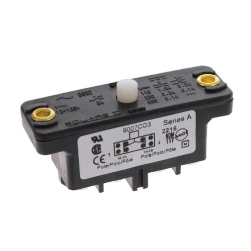 SNAP SWITCH, 9007CO, PLUNGER HEA