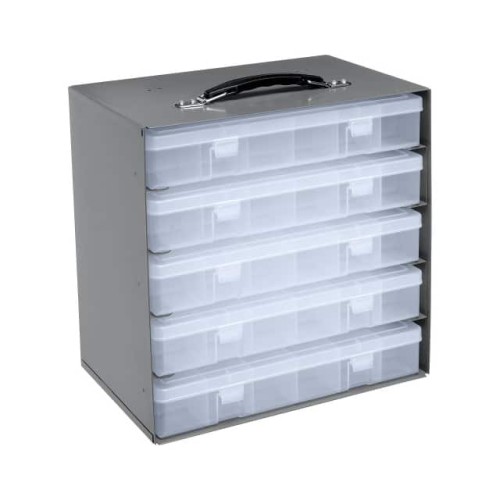 DURHAM STEEL COMPARTMENT BOX RAC