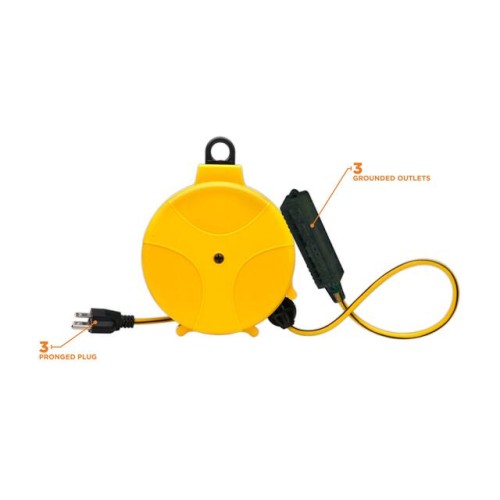 20FT. 16/3 RETRACTBLE CORD REEL