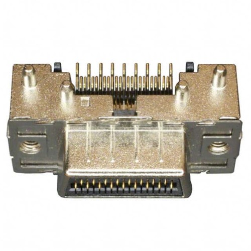 CONN RCPT 8POS SLD R/A SMD