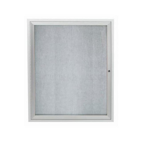 1 DOOR ALUMINUM FRAMED ENCLOSED