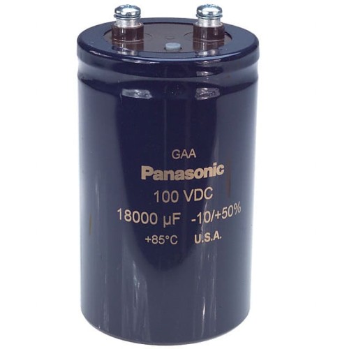 CAP ALUM 18000UF 20% 100V SCREW