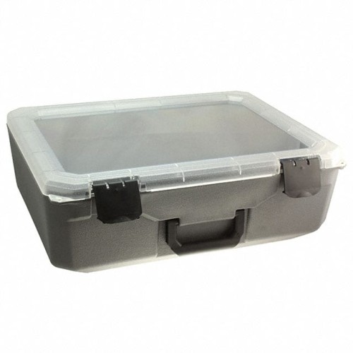 CASE PLASTIC GRY/CLR 20"L X 16"W