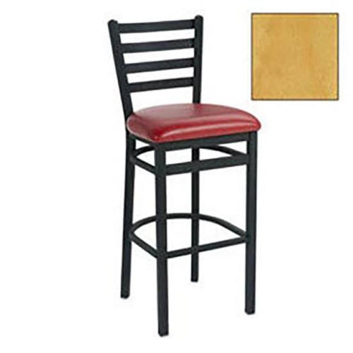 BAR STOOL, 4 SLAT-BACK, 17-1/2"W