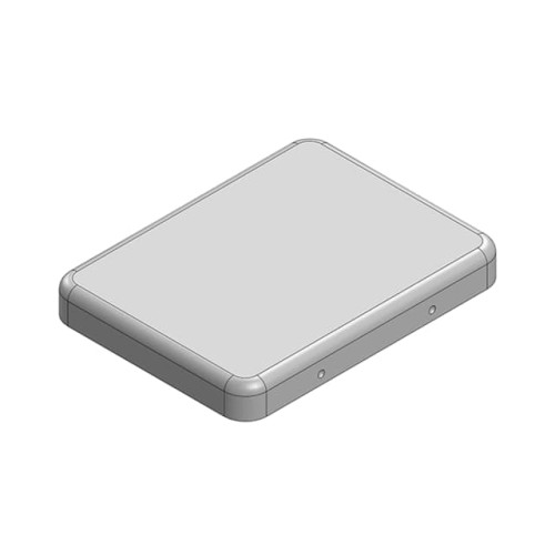 RF SHLD COVER 0.705"X0.933" SNAP