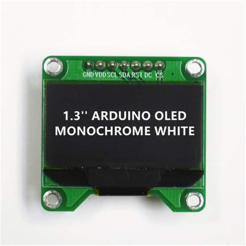 1.3'' ARDUINO OLED WHITE 128X64