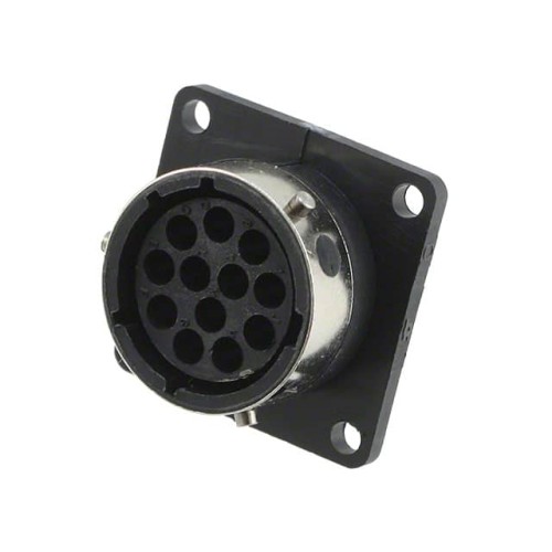 CONN RCPT HSG FMALE 12POS PNL MT