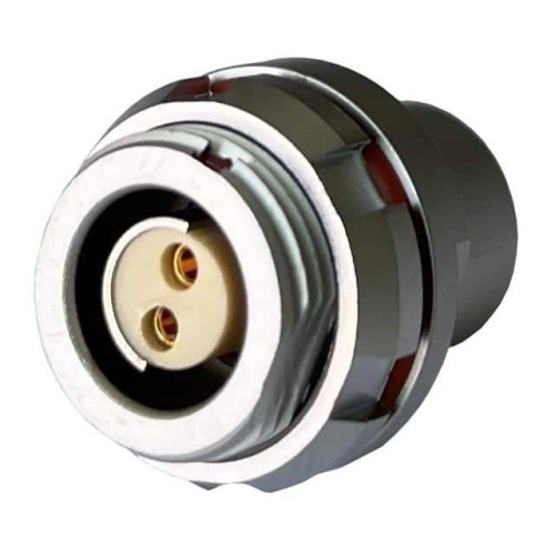 CONN RCPT FMALE 2POS GOLD SLDR