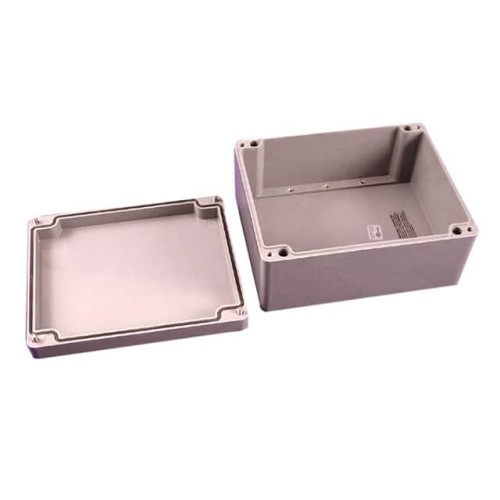 BOX FIBERGLASS GRY 9.87"LX7.87"W