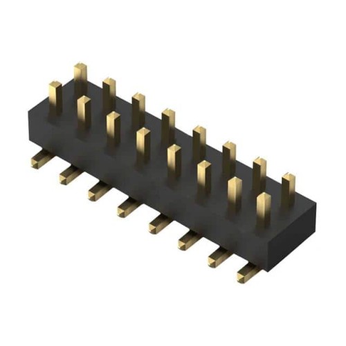 16POS, 2MM PITCH PIN HDR, DIL, S