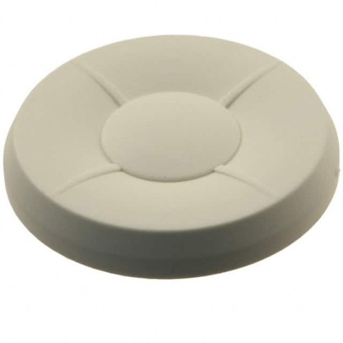 CAP TACTILE ROUND WHITE
