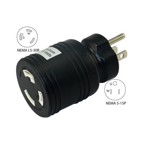 15 TO 30-AMP LOCKING ADAPTER W/N
