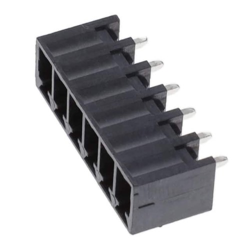 OQ - 3.81- 6P BLACK, LCP THR , P