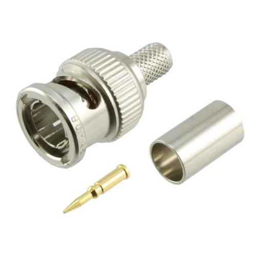 CONN BNC PLUG STR 75 OHM CRIMP