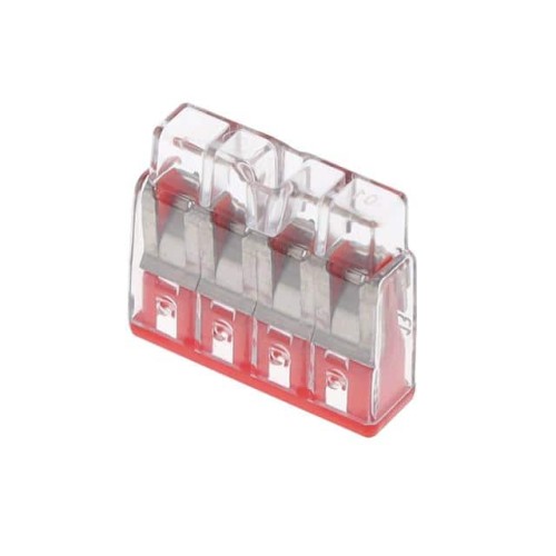 PUSHWIRE SPLICING CONNECTOR; 4-