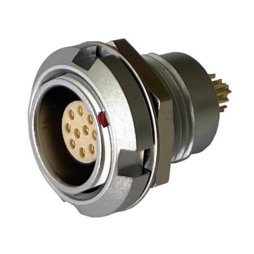 CONN RCPT FMALE 10P GOLD SLD CUP