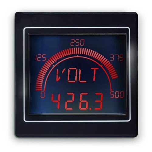 VOLT, AMP, FREQ, PWR, MOD RTU
