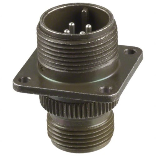 CONN RCPT MALE 4P SOLDER CUP