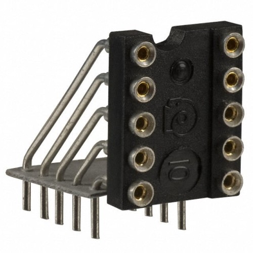 CONN IC DIP SOCKET 10POS GOLD