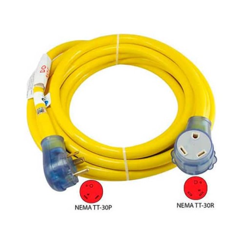 25-FEET 30-AMP STRAIGHT BLADE RV