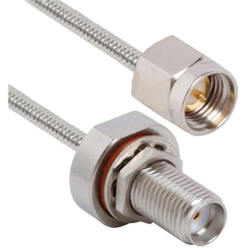 CBL ASSY SMA JACK TO PLUG 6"