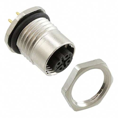 CONN RCPT FMALE 4POS GOLD SOLDER