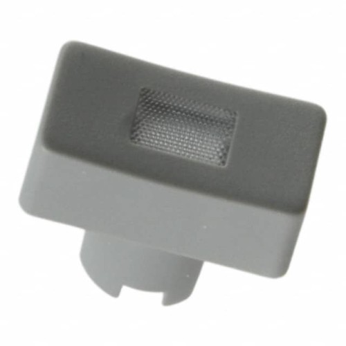 CAP TACTILE RECT GRAY/TRANS LENS