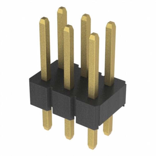 CONN HEADER VERT 6POS 2.54MM