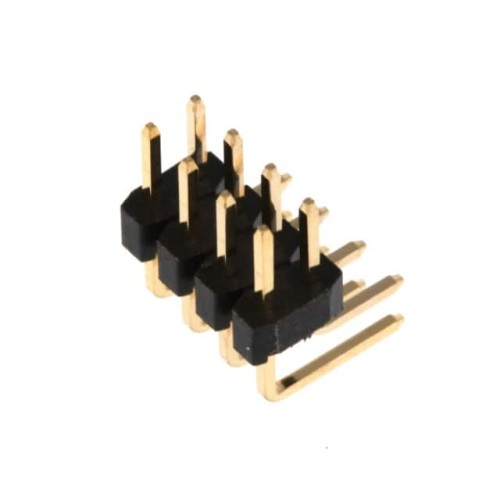 PIN HEADER, THR, DUAL ROW, 2.00