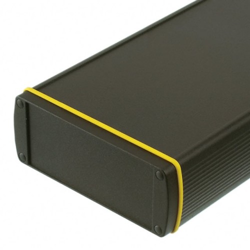 BOX ALUM BLACK 7.874"L X 6.654"W