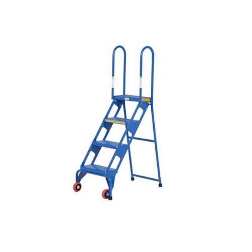 ALL-WELDED FOLDING LADDERS W/WHE