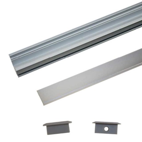 1 METER RECESSED LED CHANNEL WIT