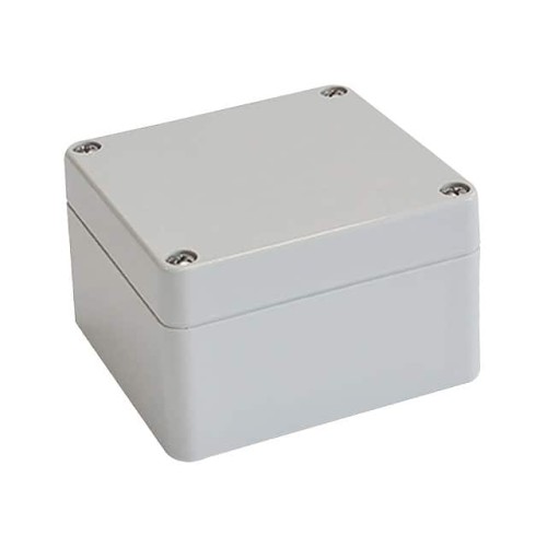BOX PLAS GRAY 3.228"L X 3.150"W