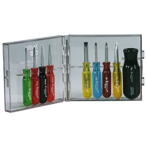 SCREWDRIVER SET W/CASE 9PC