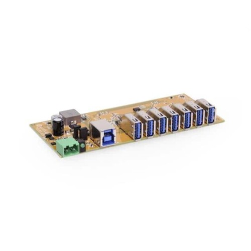 7 Port USB 3.2 Gen 1 Hub PCBA w/
