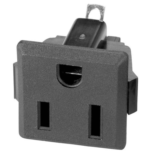 PWR ENT RCPT NEMA 5-15R PNL QC