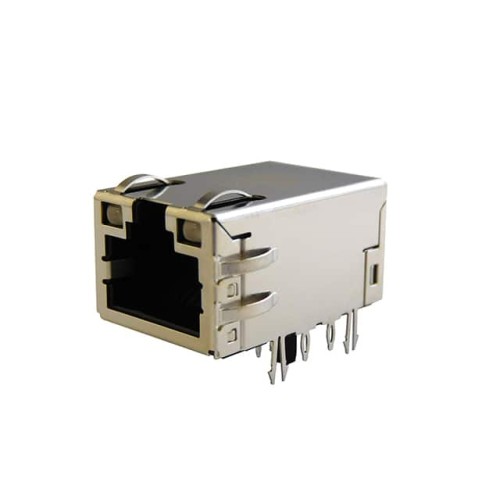 CONN MOD JACK 1PORT W/LED
