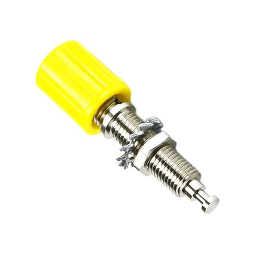 CONN BIND POST KNURLED YELLOW