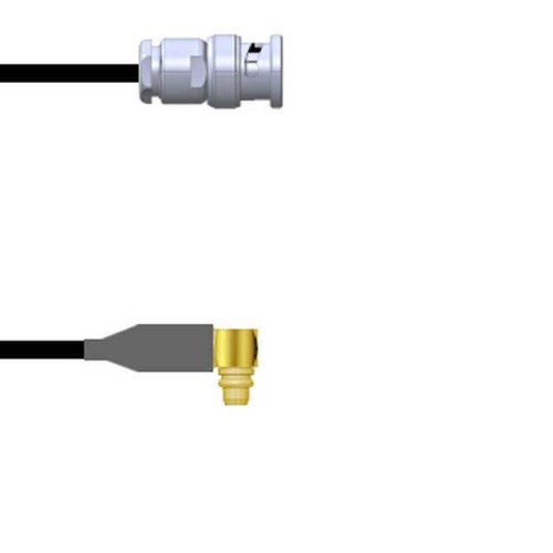 CBL ASSY BNC-MMCX PLUG RG174 36"
