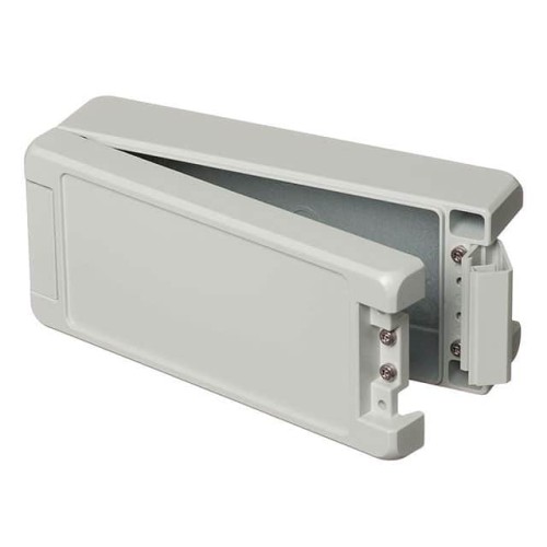 BOX ALUM GRAY 7.835"L X 3.386"W