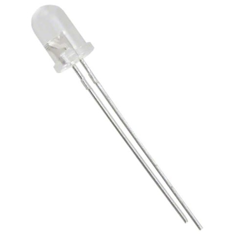 LED YELLOW CLEAR T-1 3/4 T/H