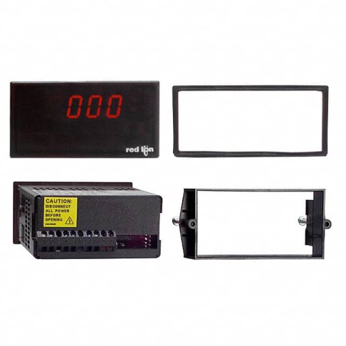 VOLTMETER 0-600VAC LED PANEL MT