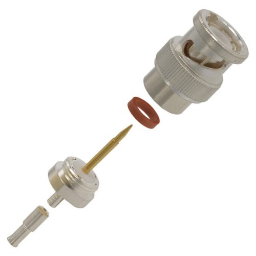 CONN BNC PLUG STR 50 OHM CRIMP