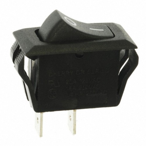 SWITCH ROCKER SPST 20A 125V