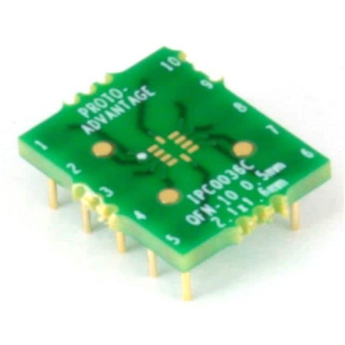 QFN-10 TO DIP-10 SMT ADAPTER (0.