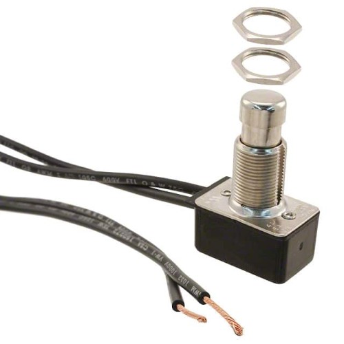 SWITCH PUSH SPST 10A 125V