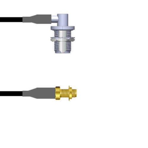 CBL ASSY SMA-N JACK RG58 9"
