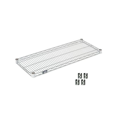 WIRE SHELF W/CLIPS, 24"W X 21"D