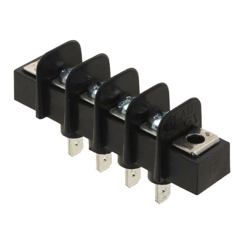 CONN BARRIER STRIP 4CIRC 0.375"